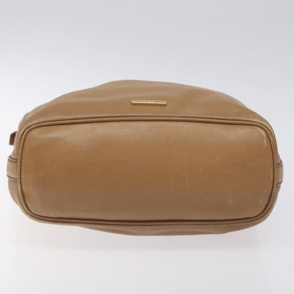 GUCCI Shoulder Bag Leather Brown Gold 001 001 - Picture 9 of 12